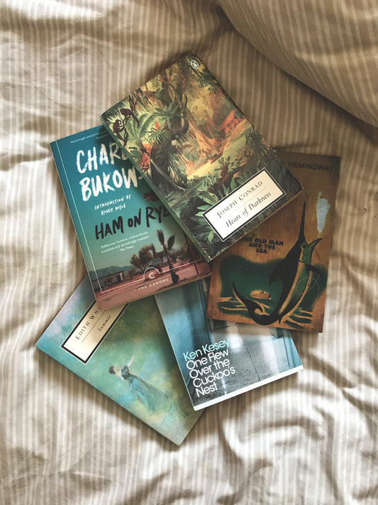 Reading books in bed