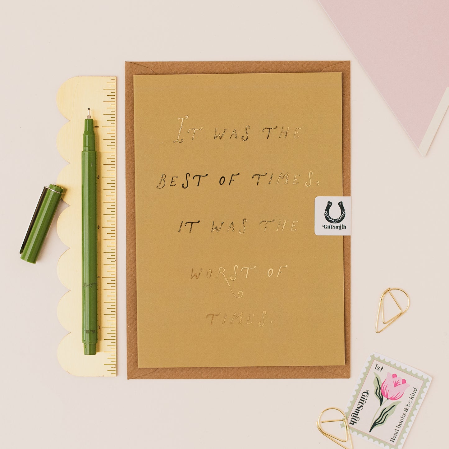 It was the best of times, it was the worst of times Greetings Card