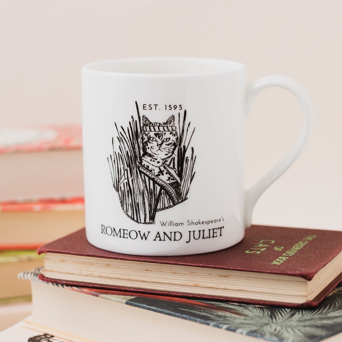 William Shakespeare's Romeow and Juliet Bone China Mug