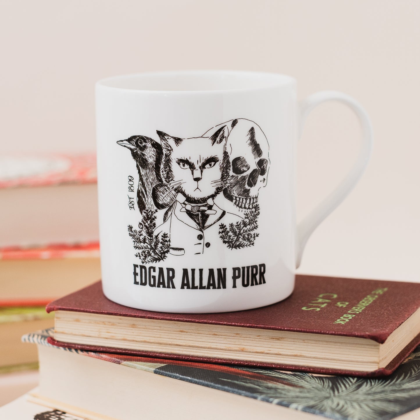Edgar Allen Purr Bone China Mug