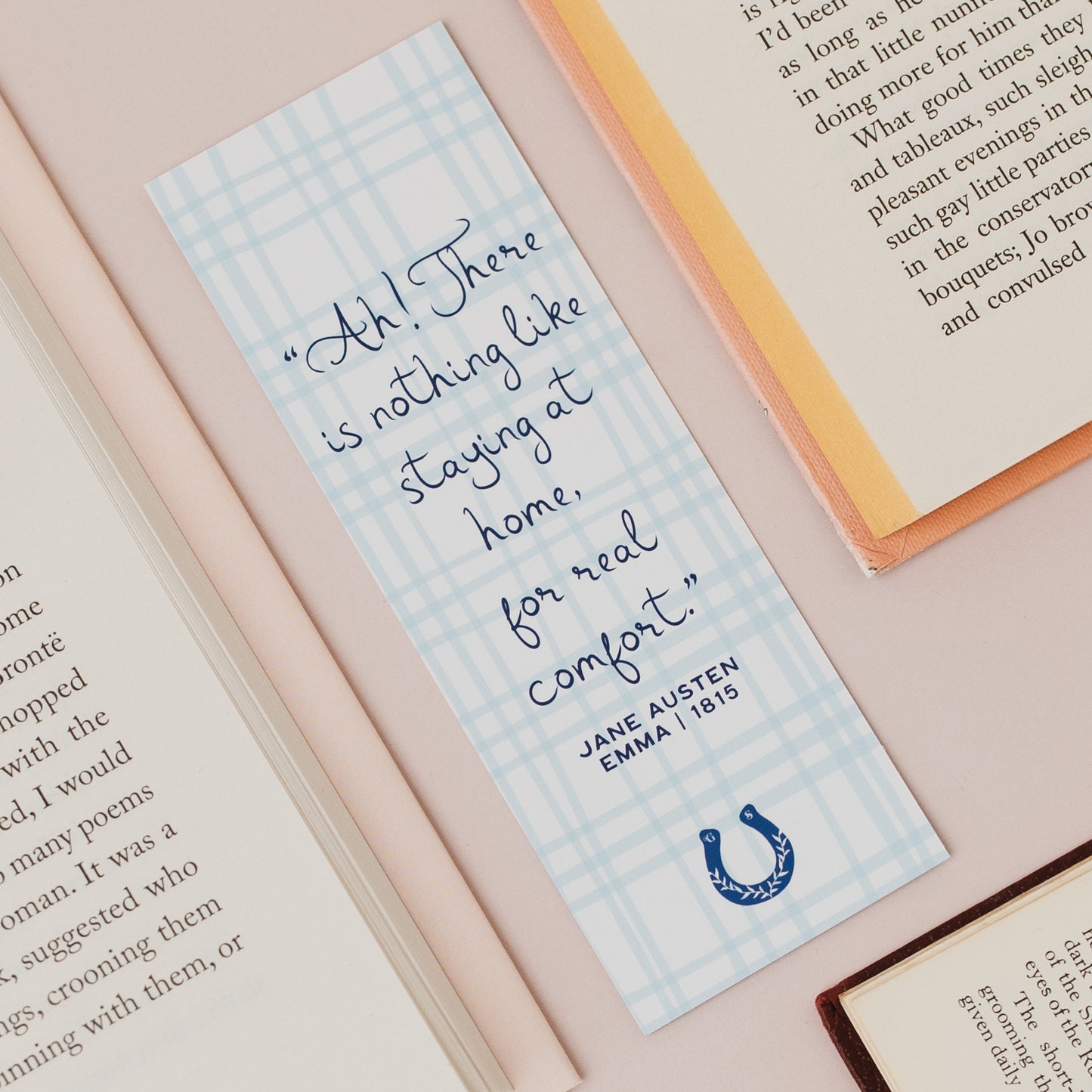 Jane Austen Home Comfort Classic Literary Quote Bookmark