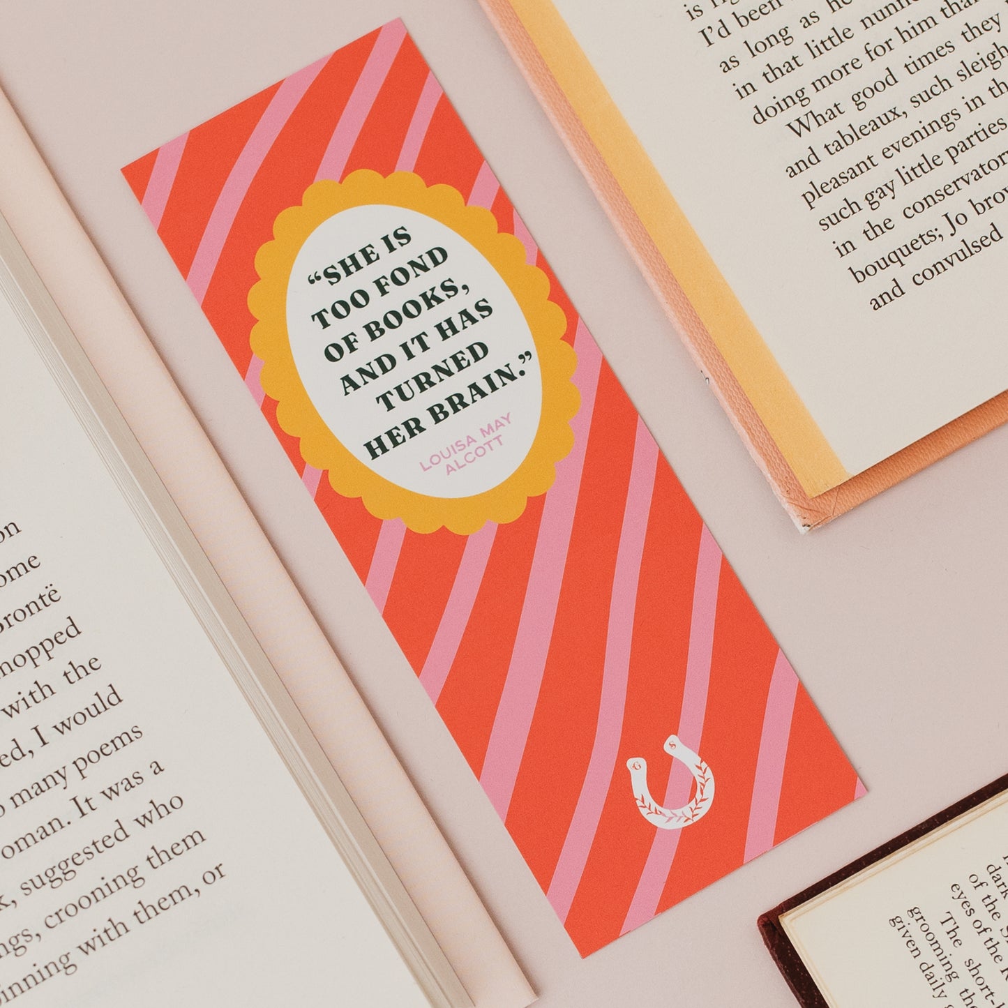 Louisa May Alcott Literary Quote Bookmark