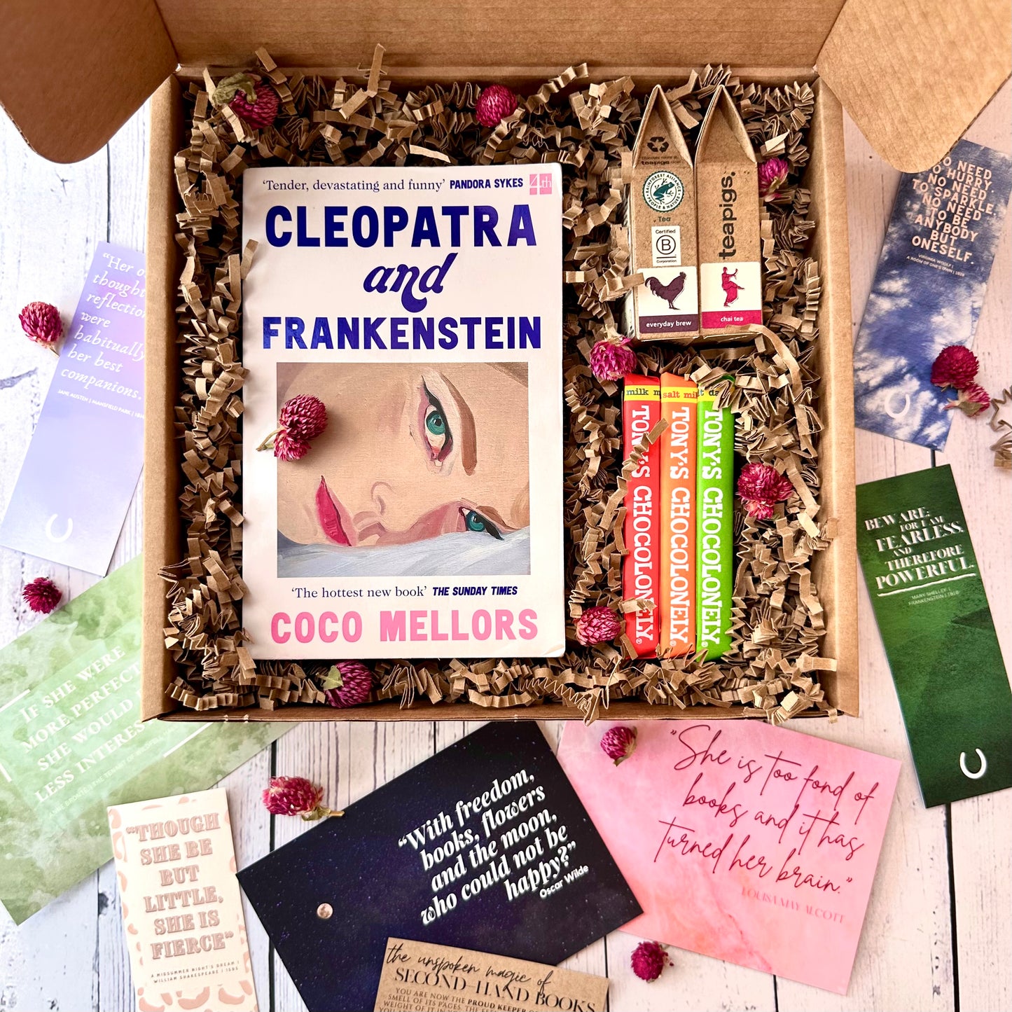 Cleopatra and Frankenstein by Coco Mellors: Signature Book Box