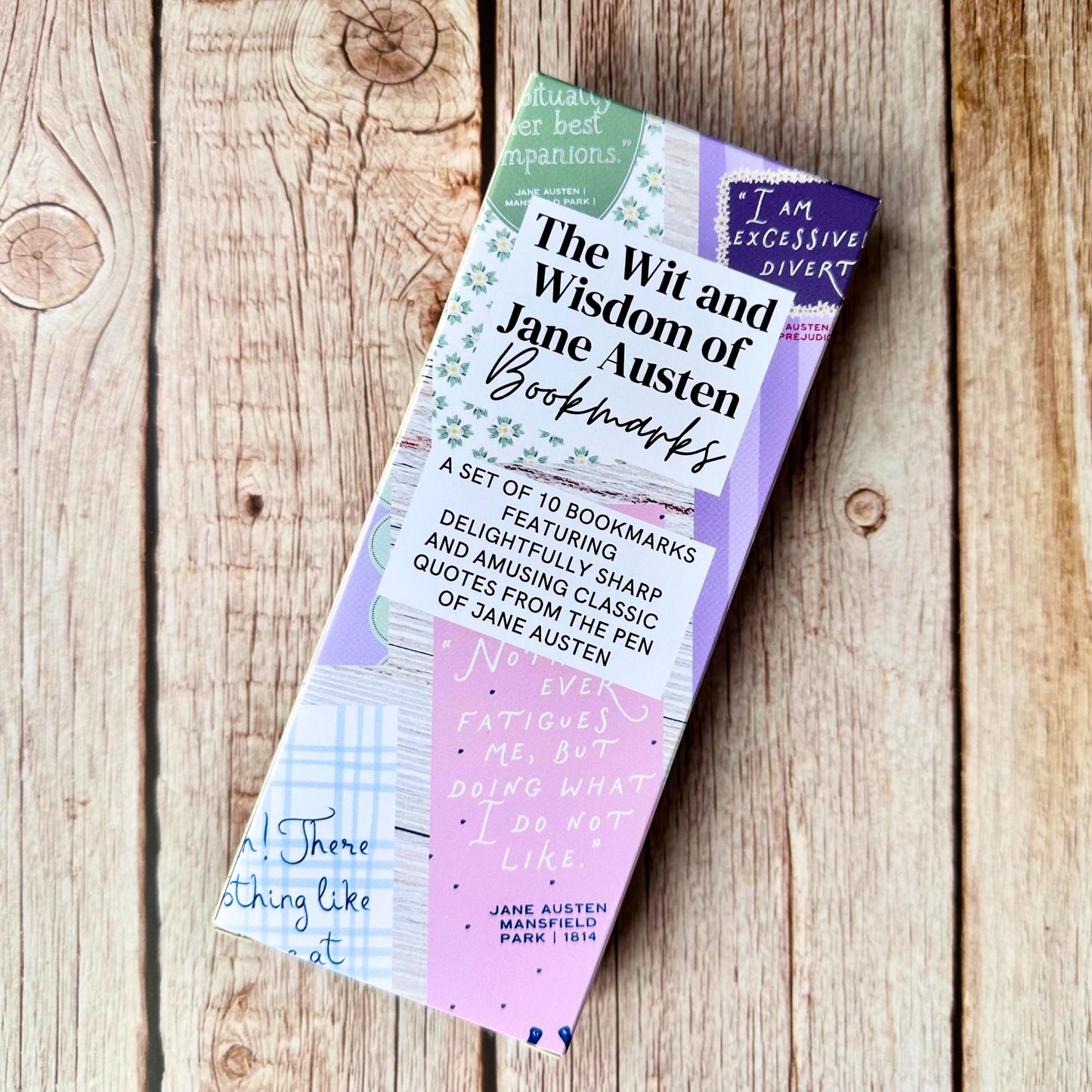 The Wit and Wisdom of Jane Austen Bookmark Set