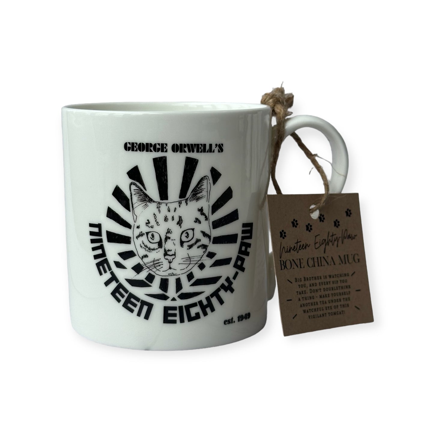 Nineteen Eighty-Paw Bone China Mug