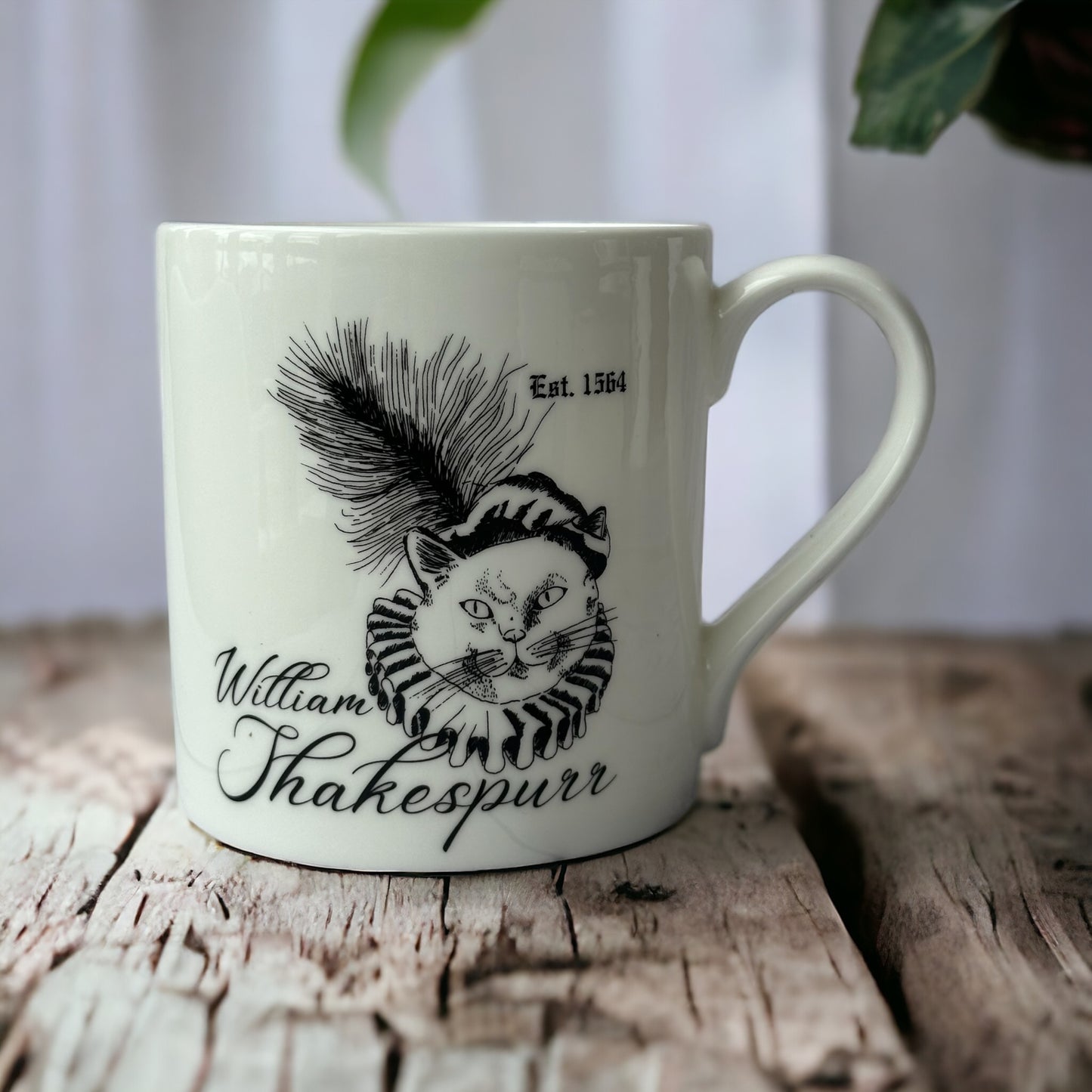 William Shakespurr Bone China Mug