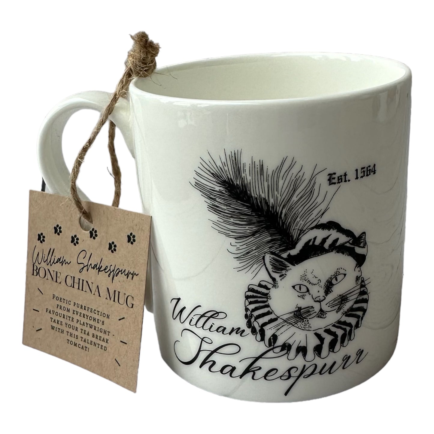 William Shakespurr Bone China Mug