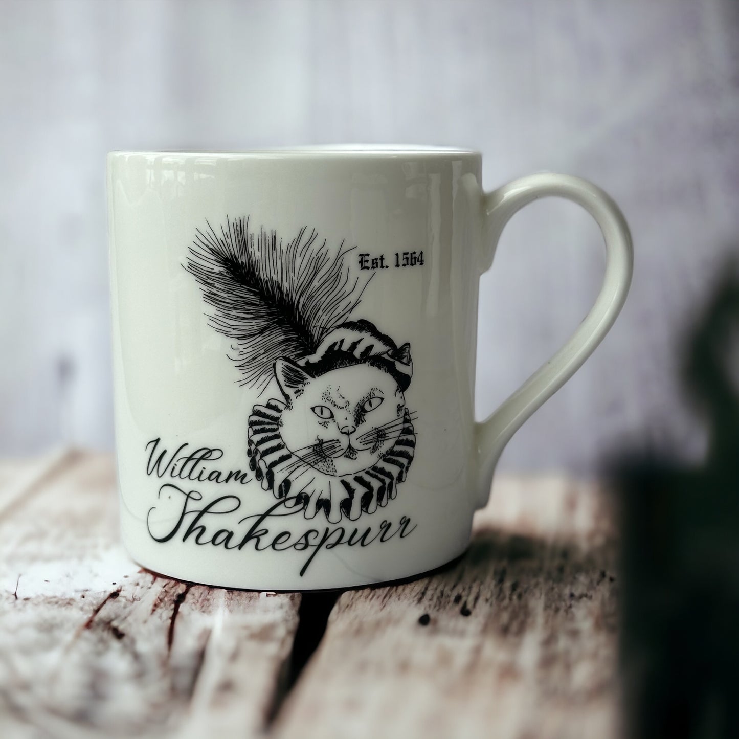 William Shakespurr Bone China Mug