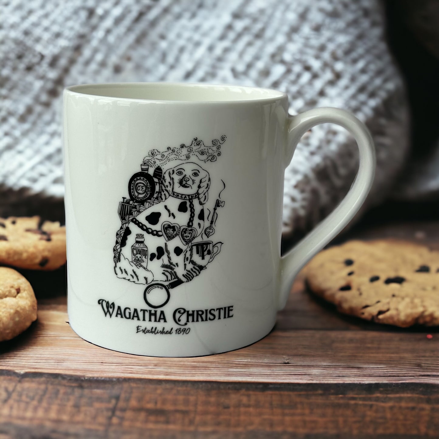 Wagatha Christie Bone China Mug