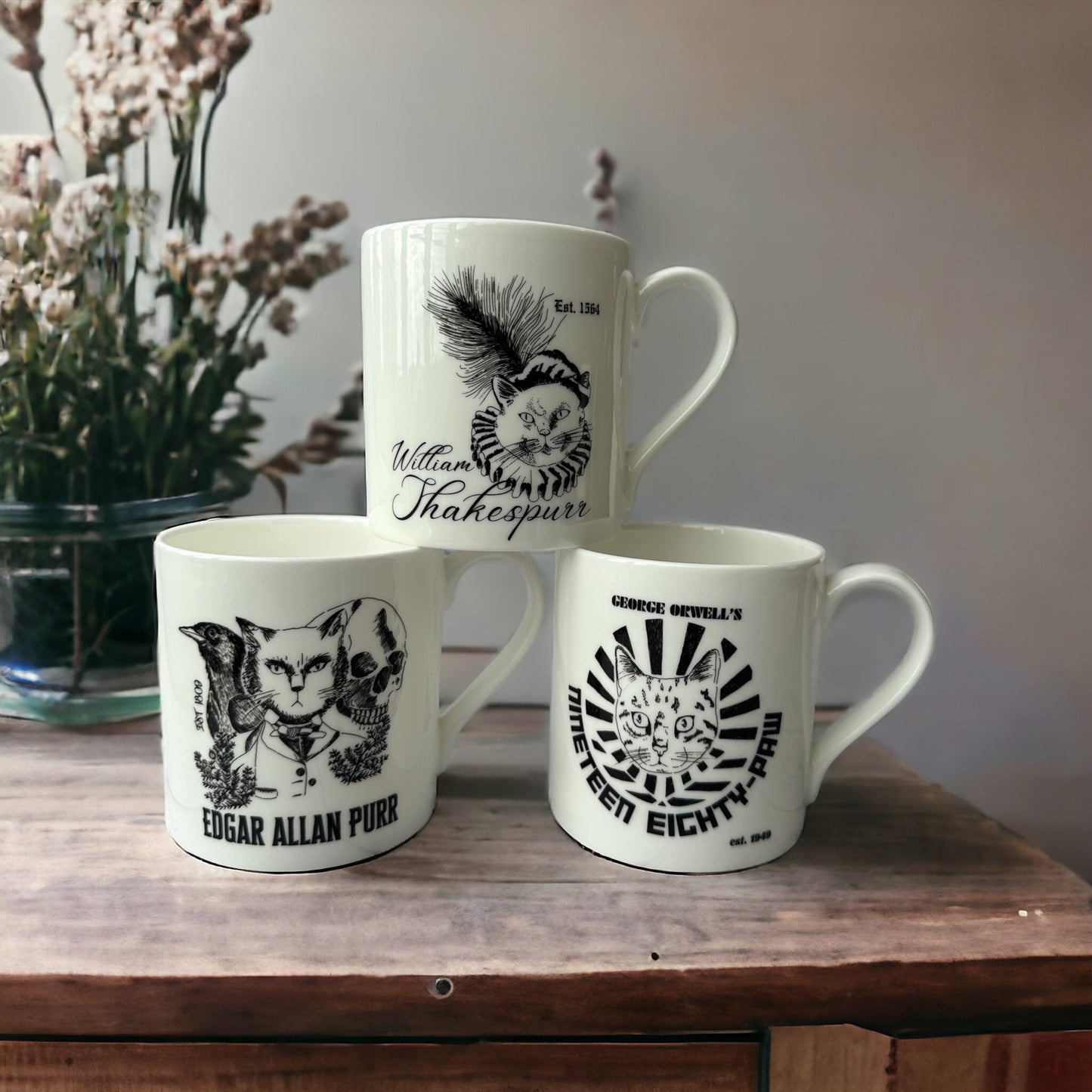 William Shakespurr Bone China Mug