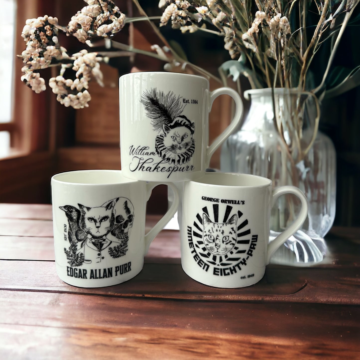 Nineteen Eighty-Paw Bone China Mug