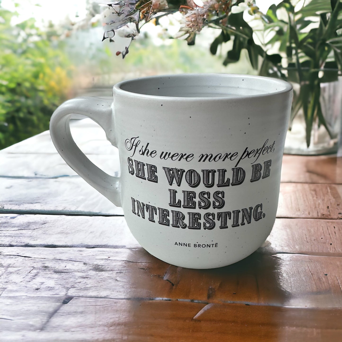 Anne Brontë Quote Stoneware Mug