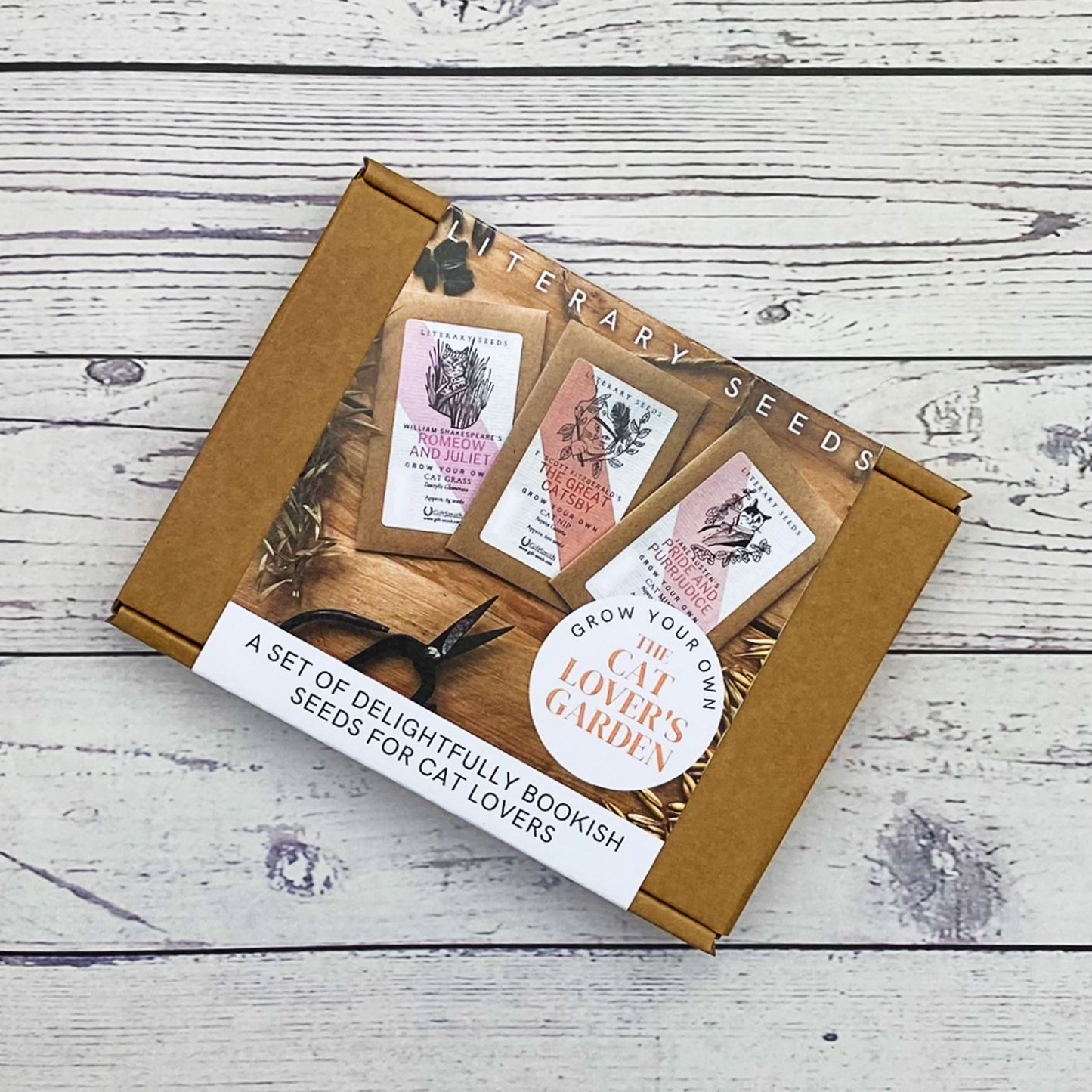 Literary Seeds: The Cat Lover's Garden - Set of Three Seed Packets