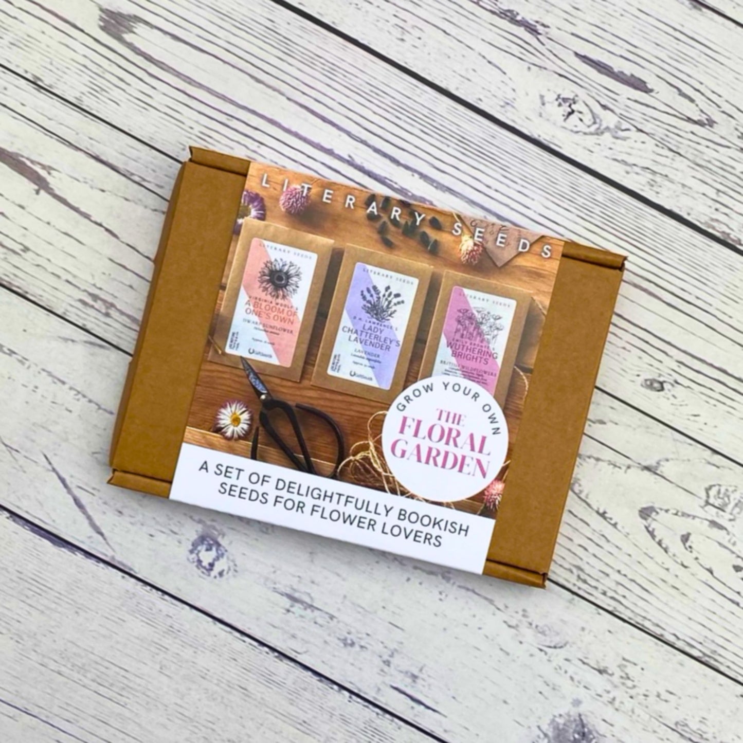 Literary Seeds: The Florals - Set of Three Seed Packets