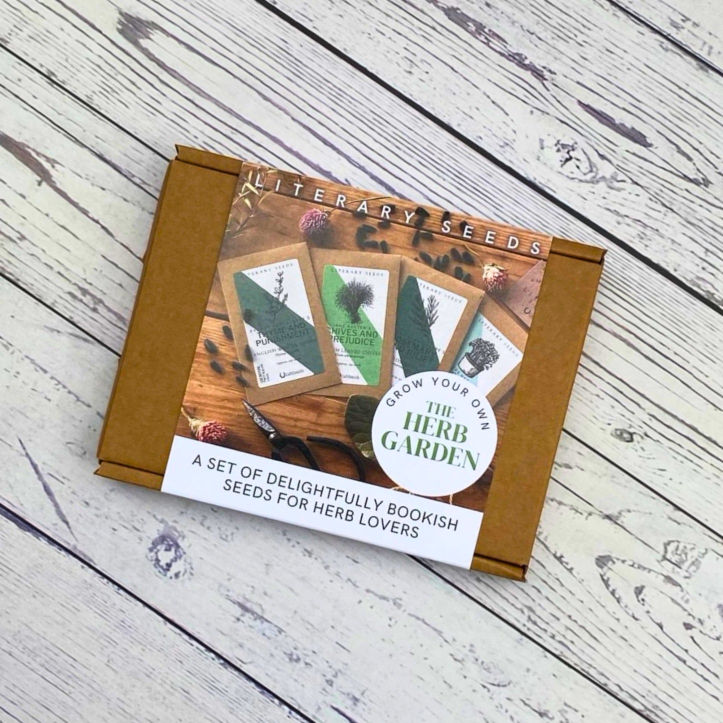 Literary Seeds: The Herbs - Set of Four Seed Packets