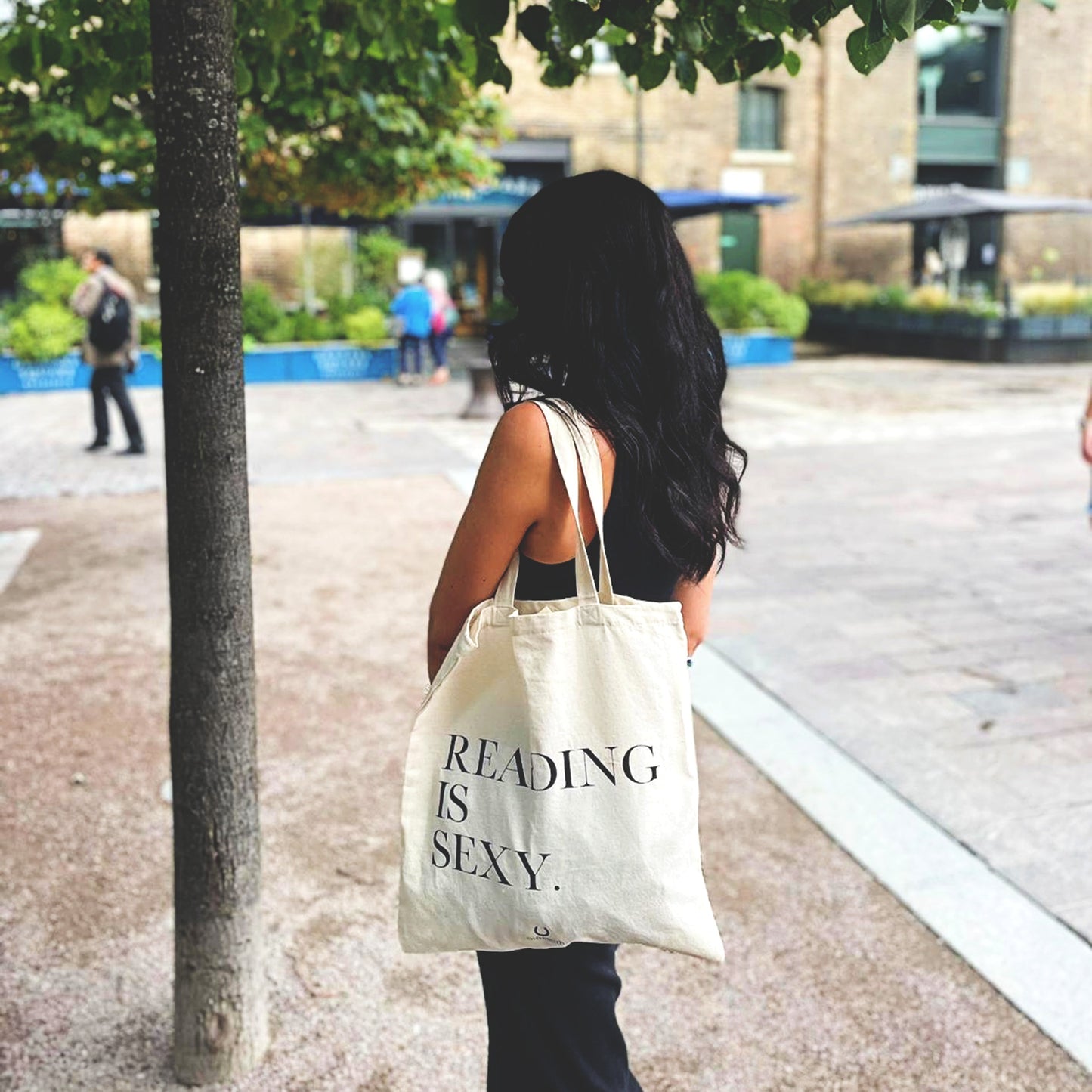 Reading is Sexy Sustainable Fabric Tote Shopper Bag