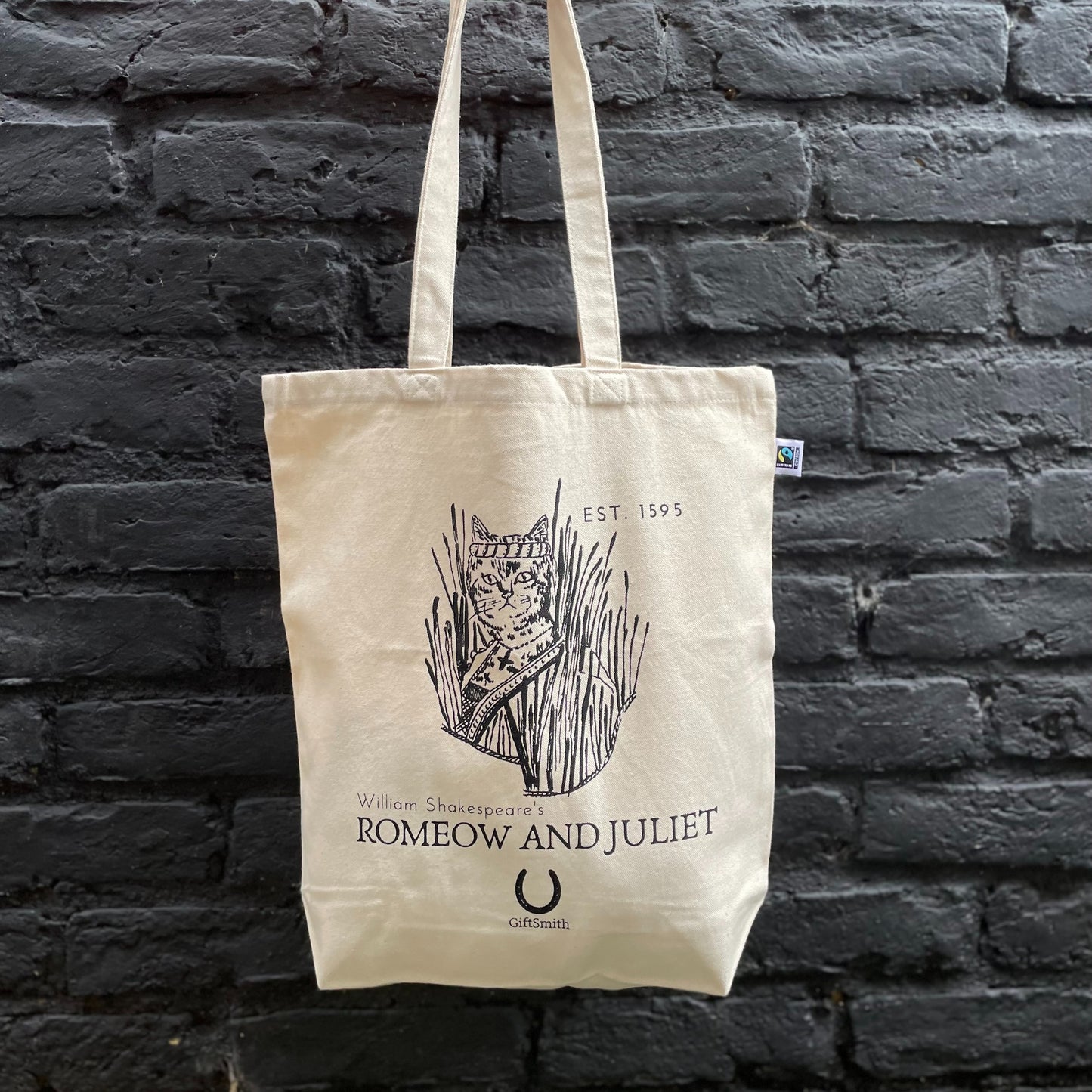 Romeow and Juliet Fairtrade & Organic Shopper Tote Bag