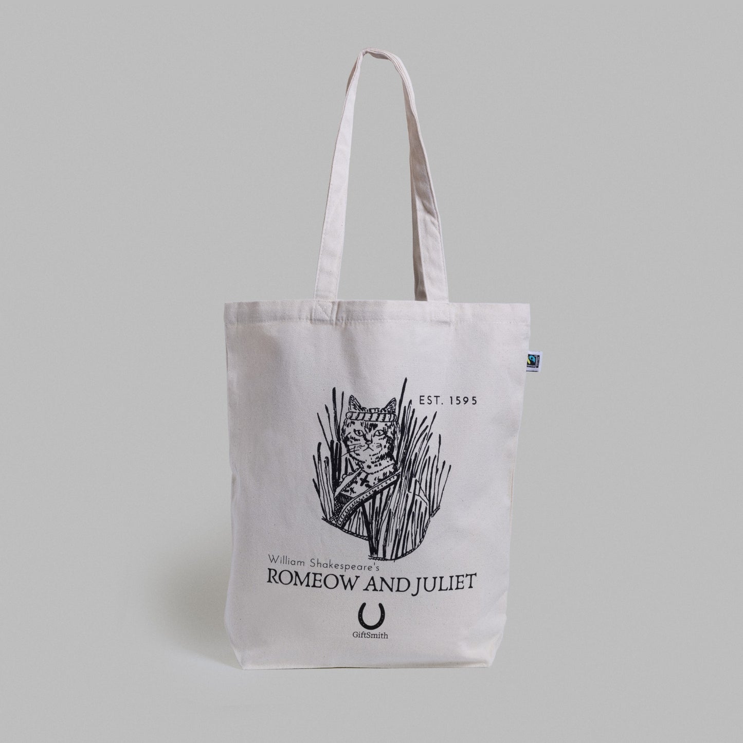 Romeow and Juliet Fairtrade & Organic Shopper Tote Bag