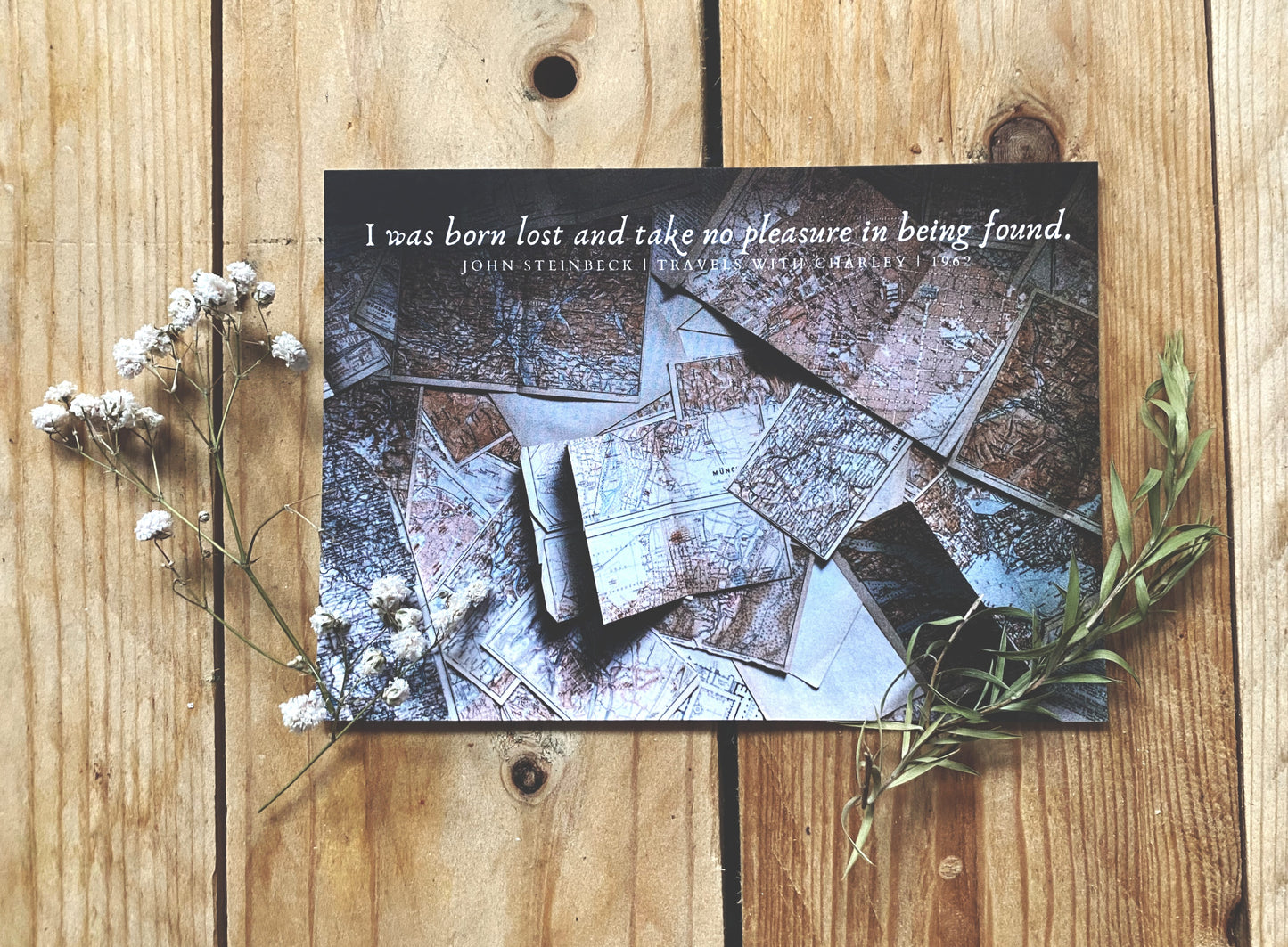 Stoker, Kerouac, Steinbeck, Tolkien | Literary Quote Postcards | Set of 4