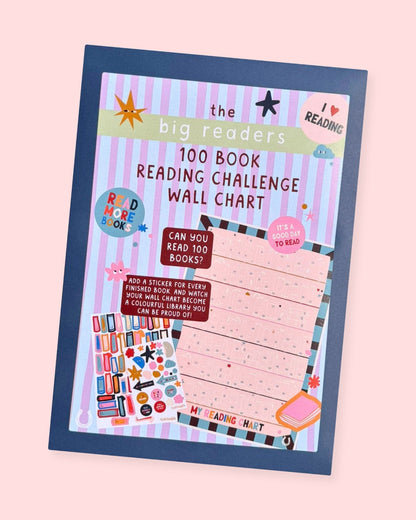 BIG READER 100 Book Reading Challenge Wall Chart