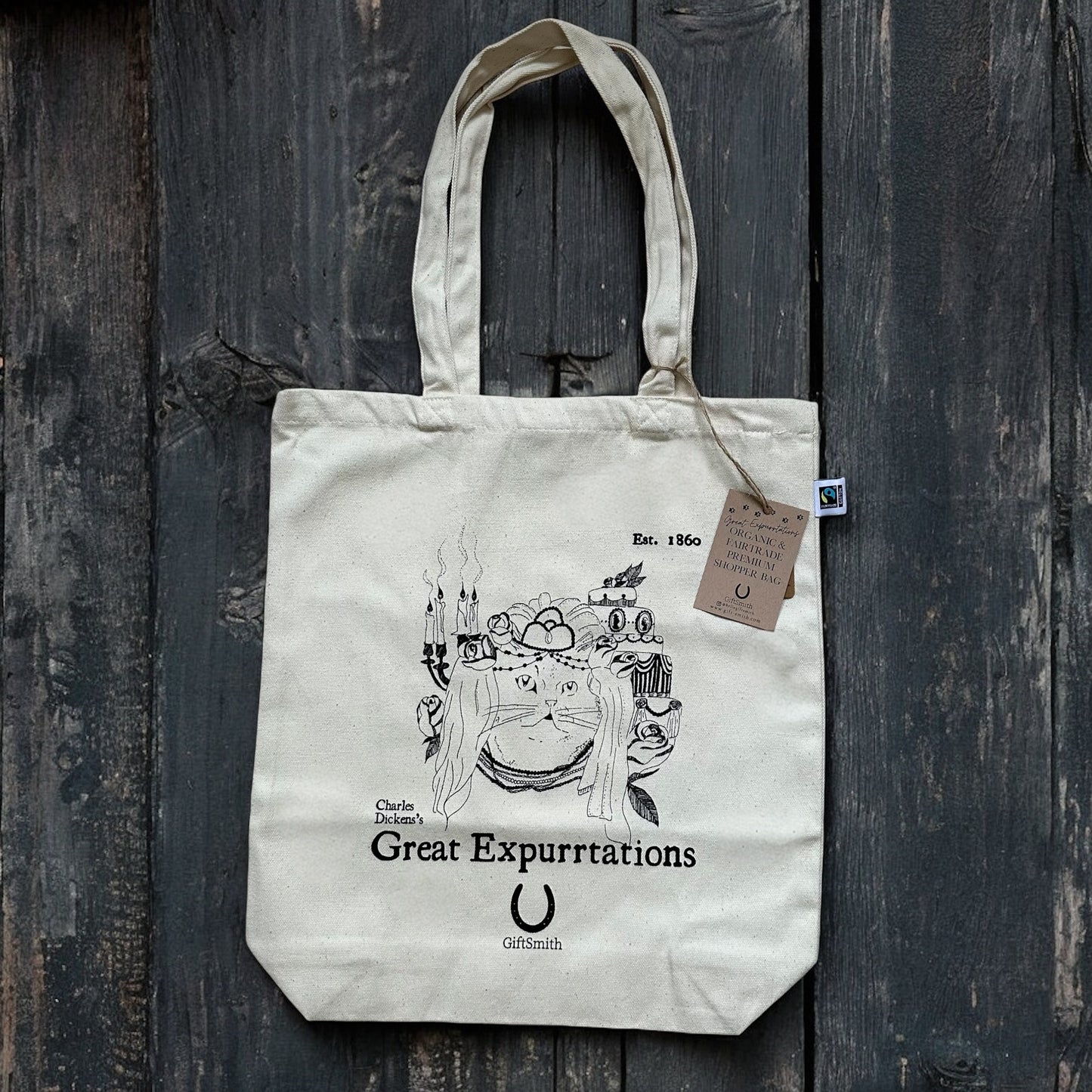 Great Expurrtations Fairtrade & Organic Shopper Tote Bag