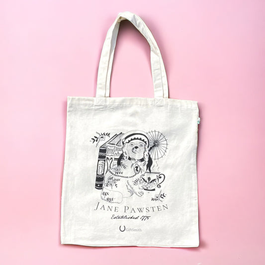 Jane Pawsten Sustainable Fabric Tote Shopper Bag