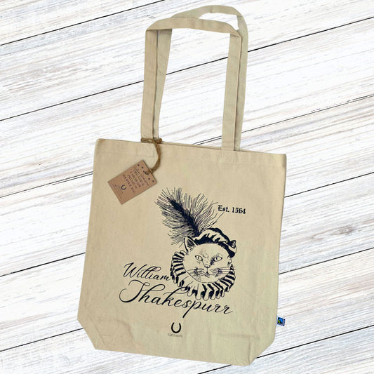 William Shakespurr Fairtrade Organic Shopper Tote Bag