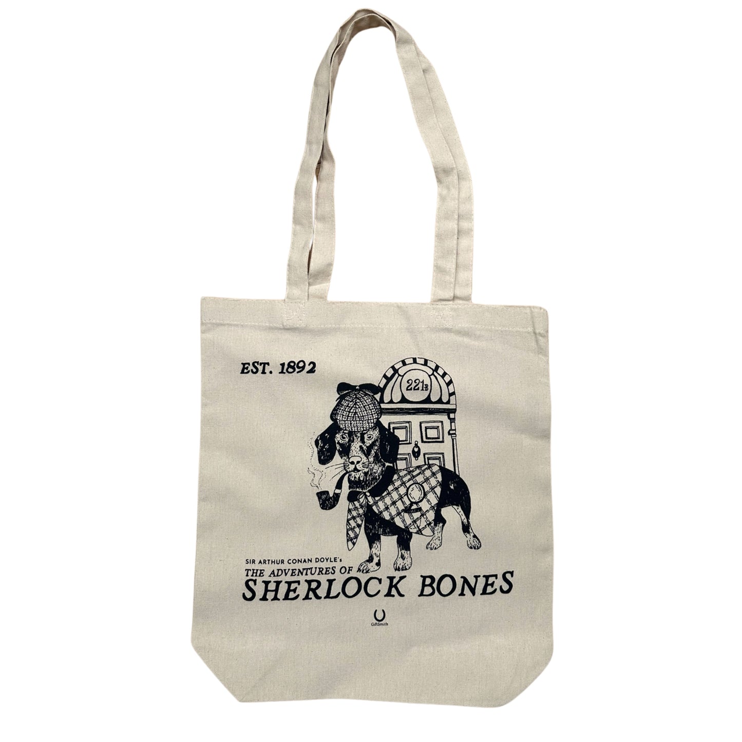 Sherlock Bones Fairtrade & Organic Cotton Shopper Tote Bag
