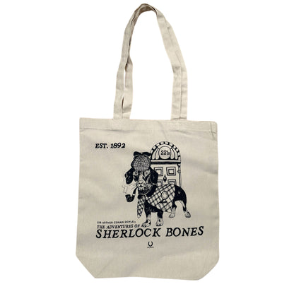 Sherlock Bones Fairtrade & Organic Cotton Shopper Tote Bag