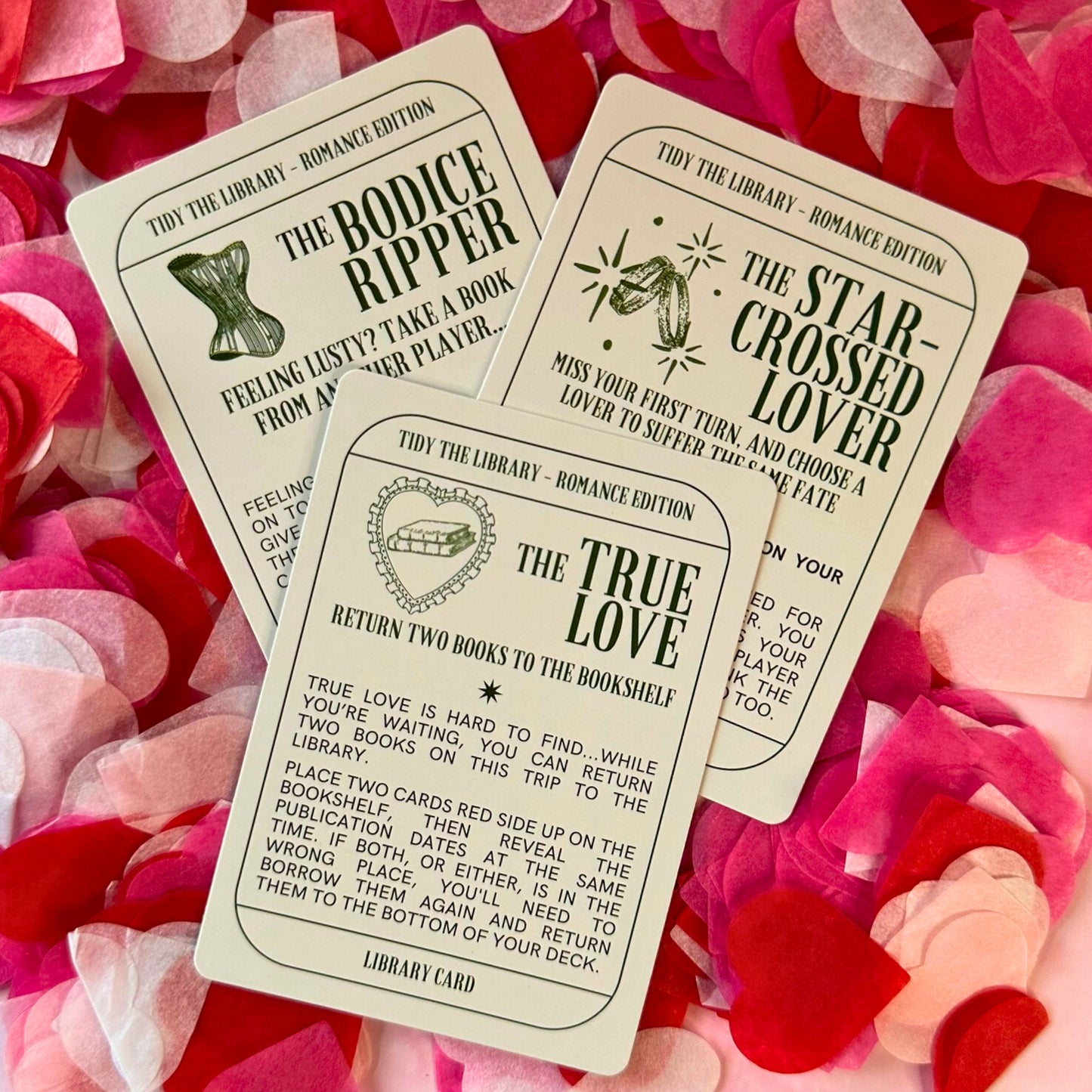 TIDY THE LIBRARY: The Romance Edition