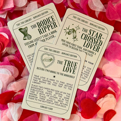 TIDY THE LIBRARY: The Romance Edition