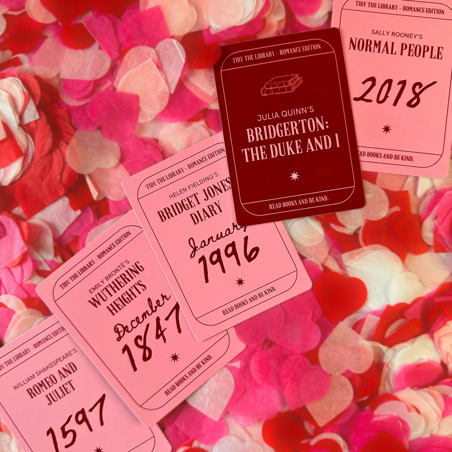 TIDY THE LIBRARY: The Romance Edition