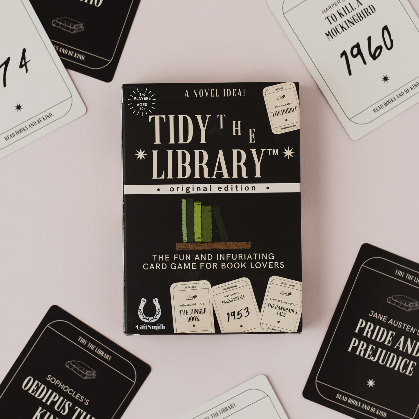 TIDY THE LIBRARY: The Original Card Game for Book Lovers