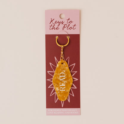 READ Book Lover Motel Keyring