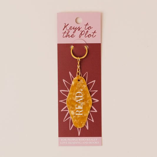 READ Book Lover Motel Keyring