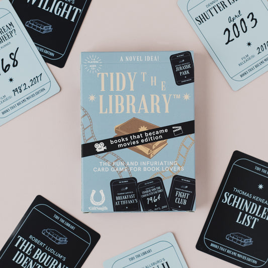 TIDY THE LIBRARY: The Books That Became Movies Edition