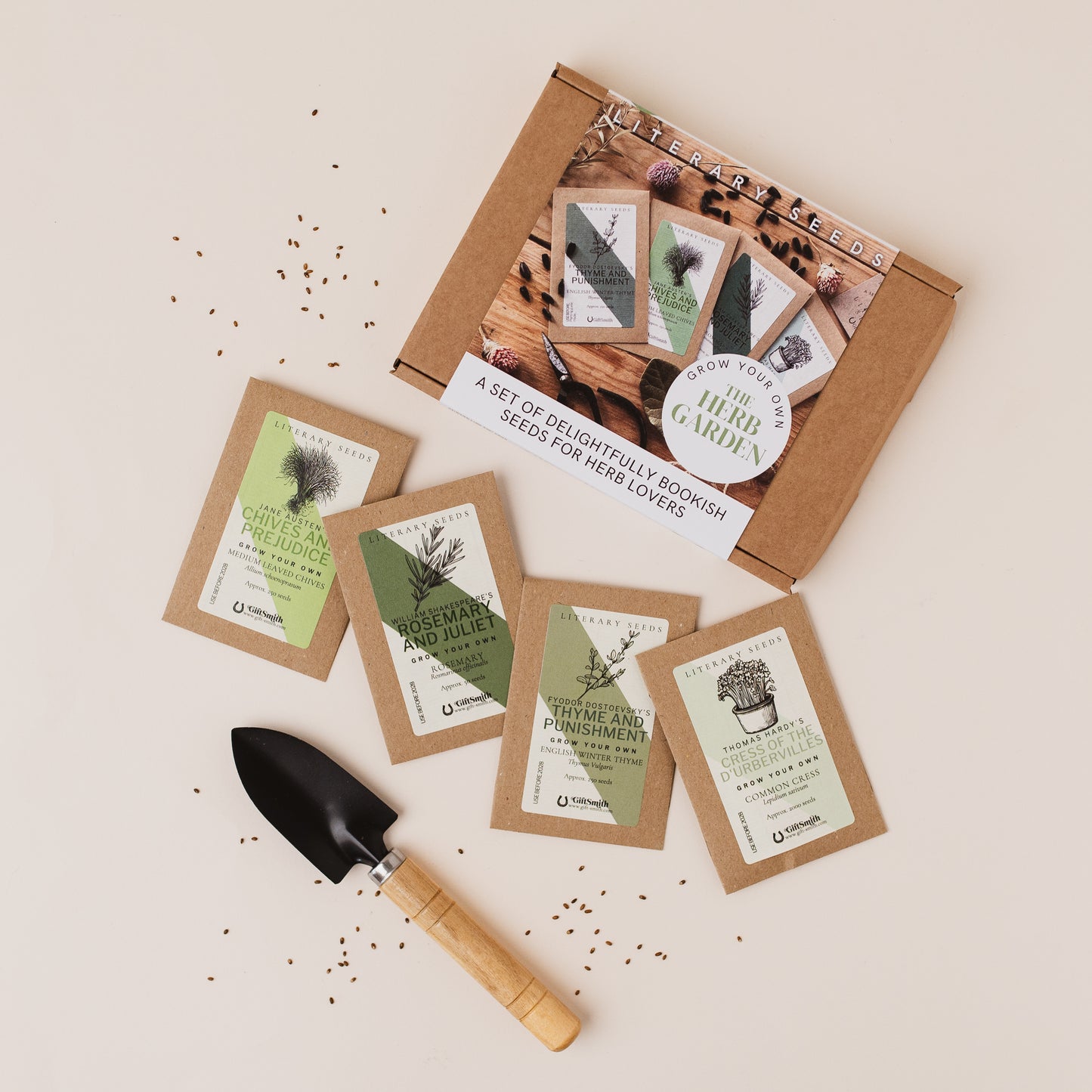 Literary Seeds: The Herbs - Set of Four Seed Packets