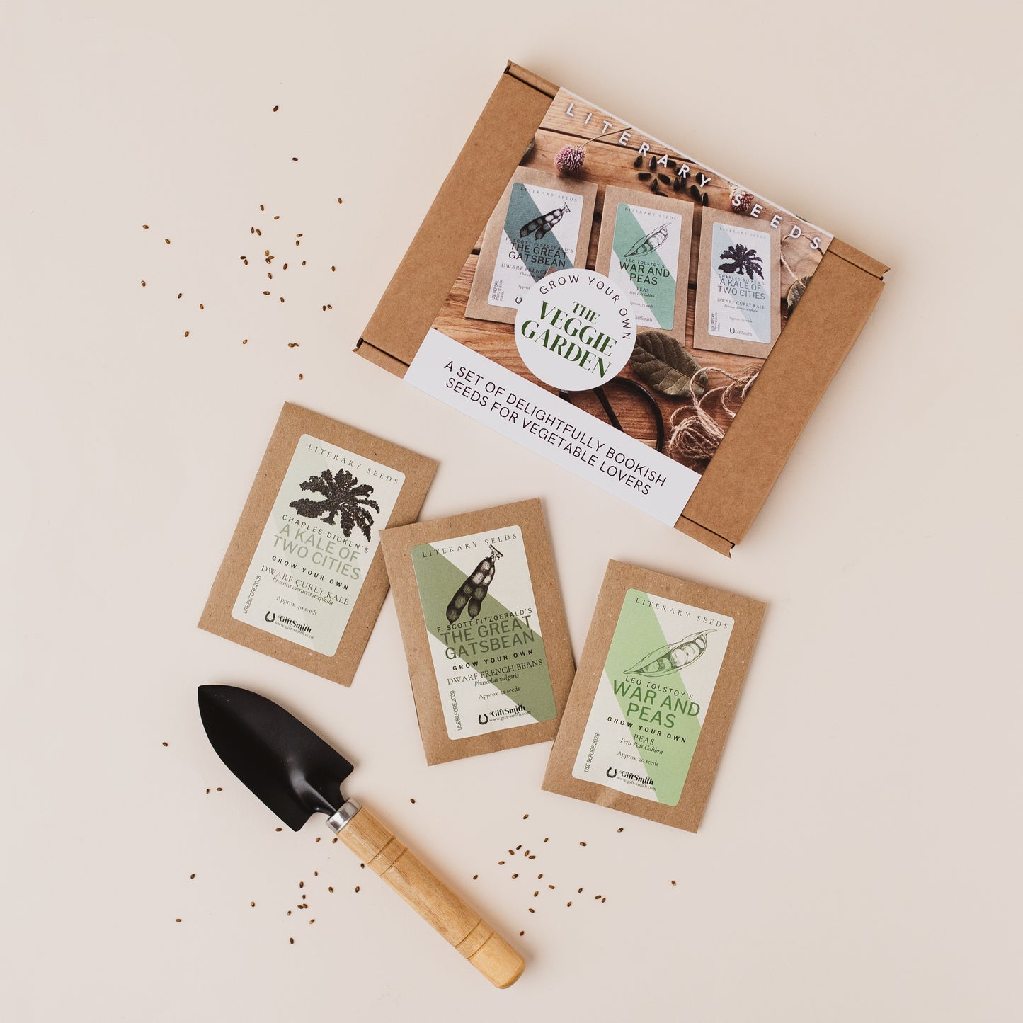 Literary Seeds: The Vegetables - Set of Three Seed Packets