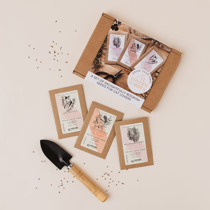Literary Seeds: The Cat Lover's Garden - Set of Three Seed Packets