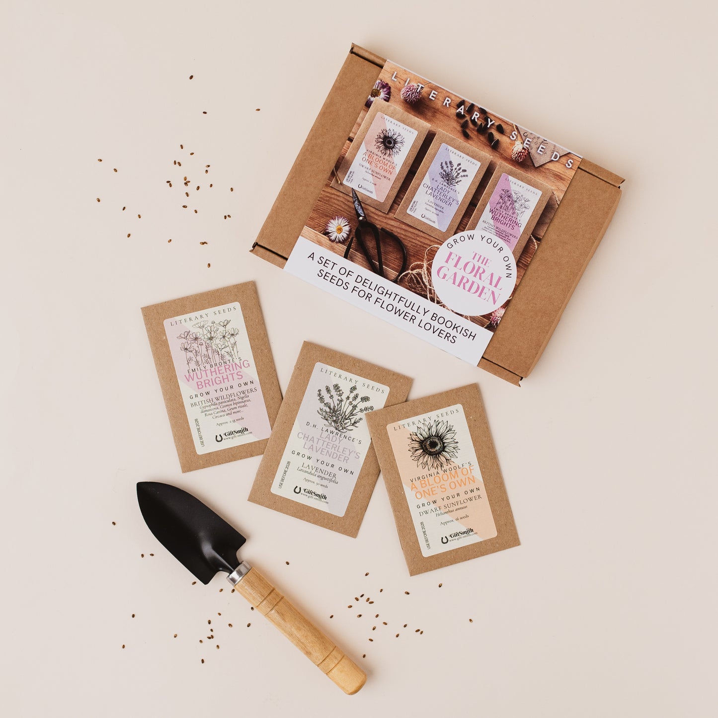 Literary Seeds: The Florals - Set of Three Seed Packets