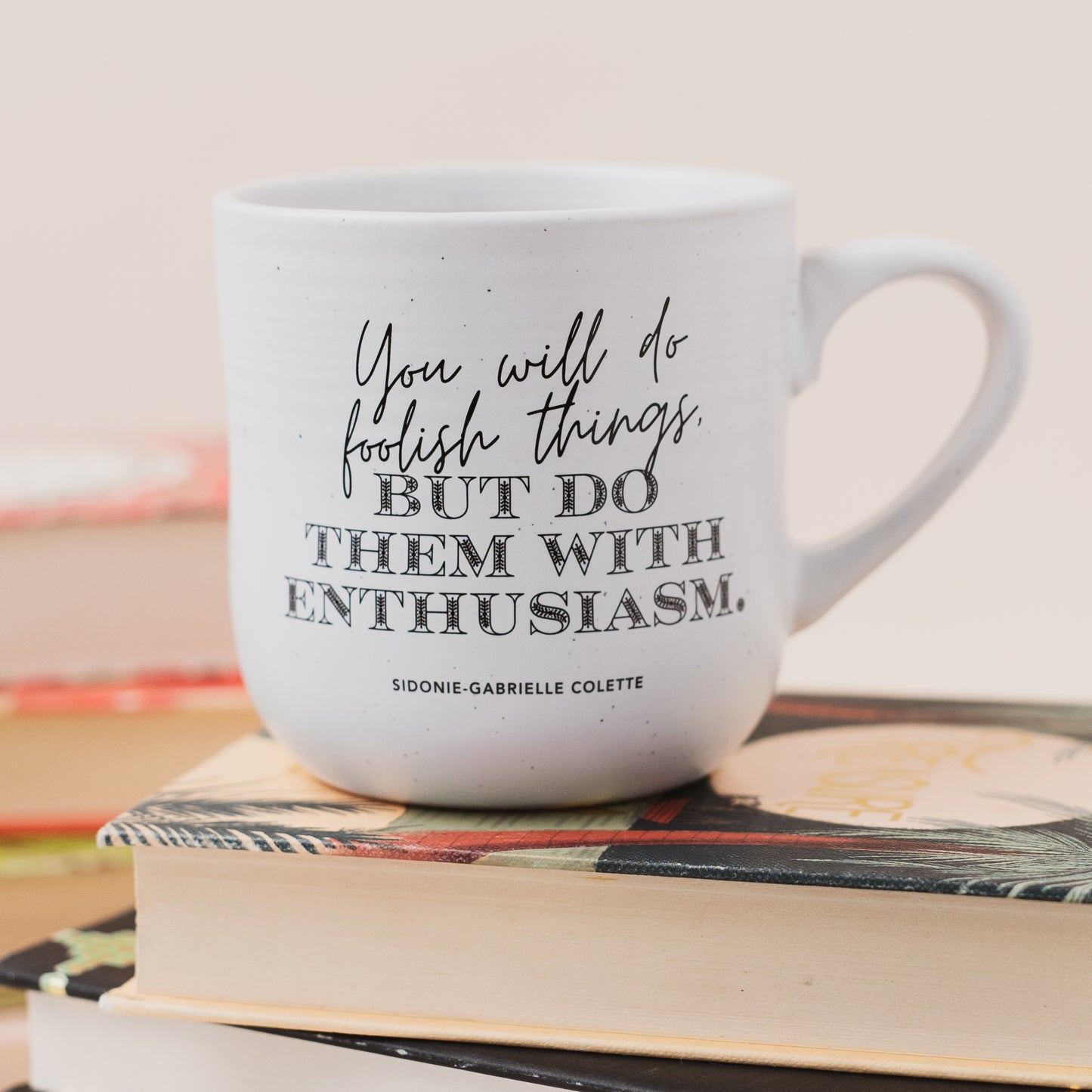 Colette Quote Stoneware Mug