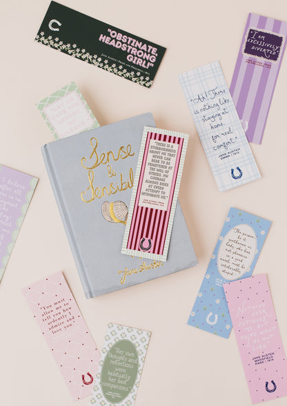The Wit and Wisdom of Jane Austen Bookmark Set