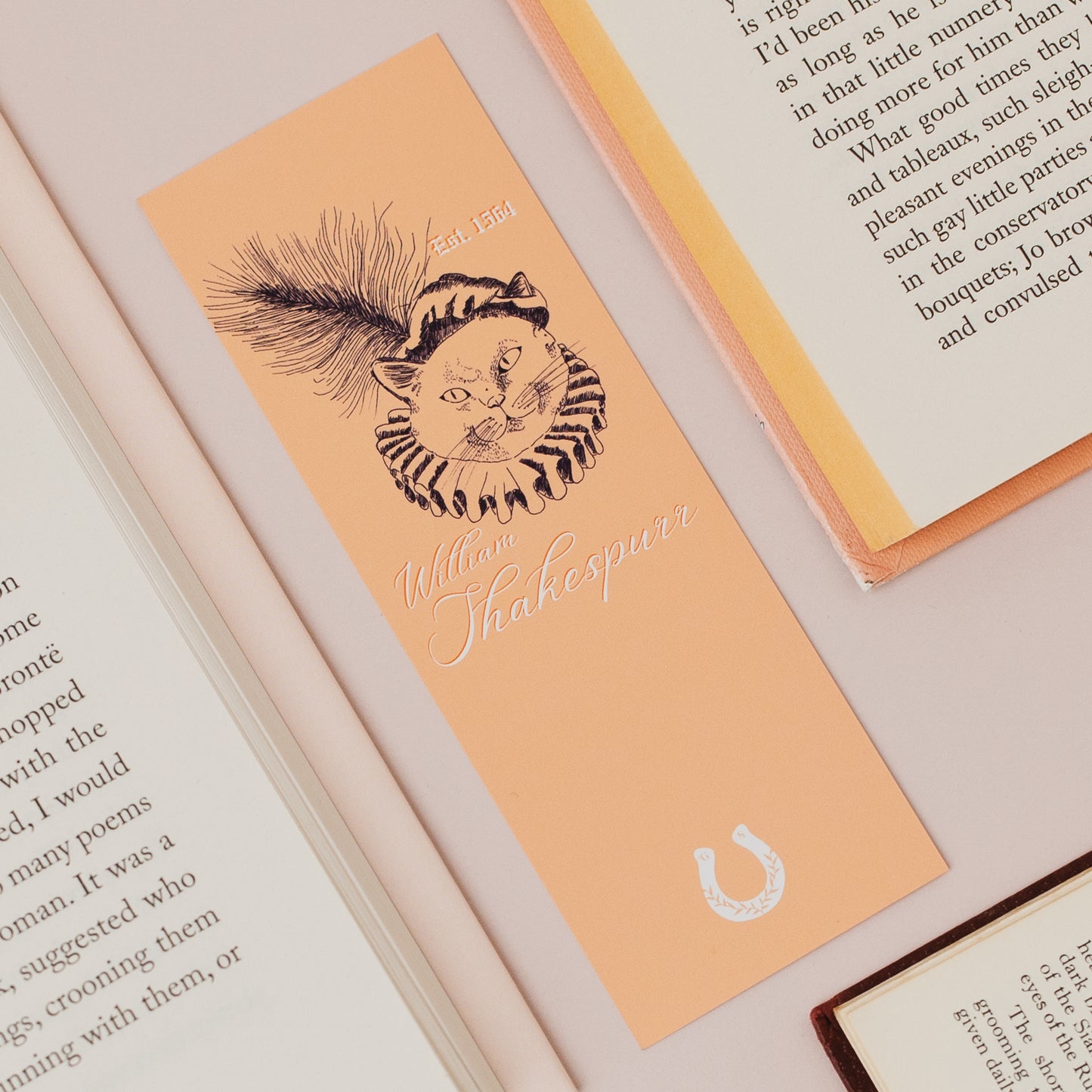William Shakespurr Literary Pun Cat Bookmark