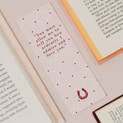 Pride and Prejudice Love Literary Quote Bookmark