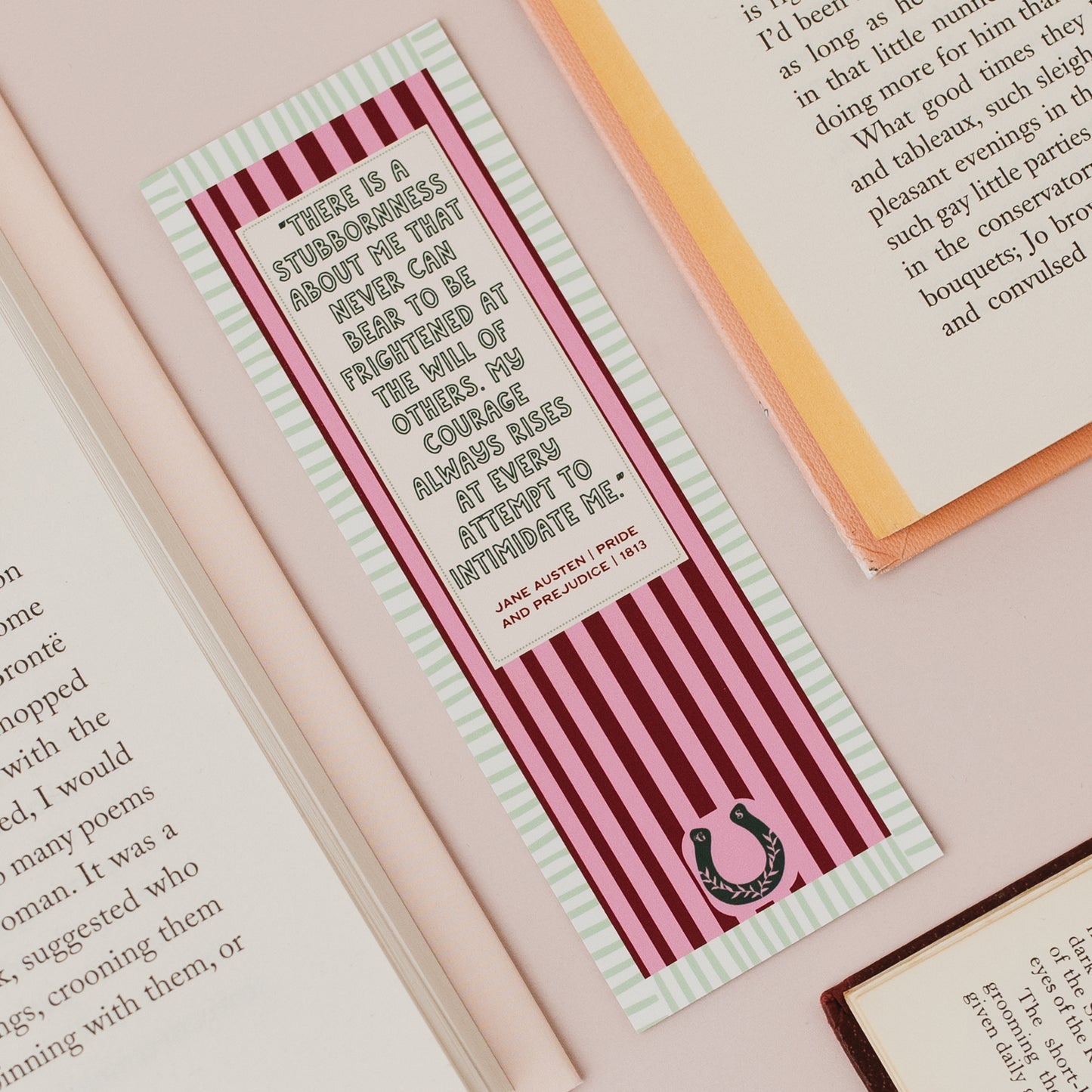 Jane Austen Courage Classic Literary Quote Bookmark