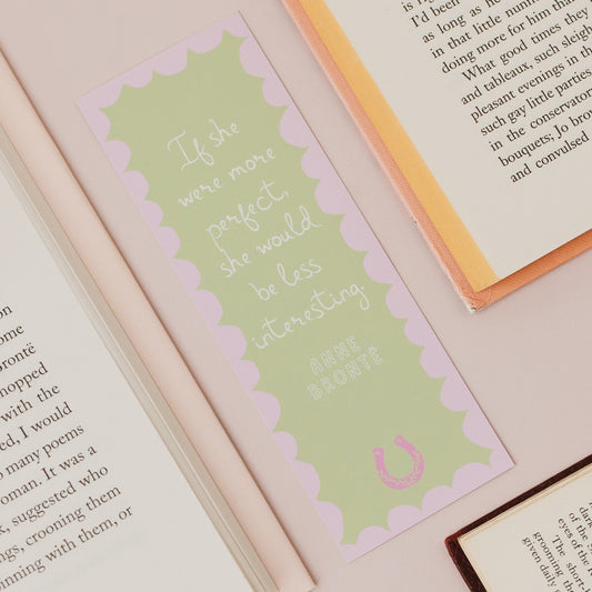 Anne Bronte Classic Empowering Literary Quote Bookmark