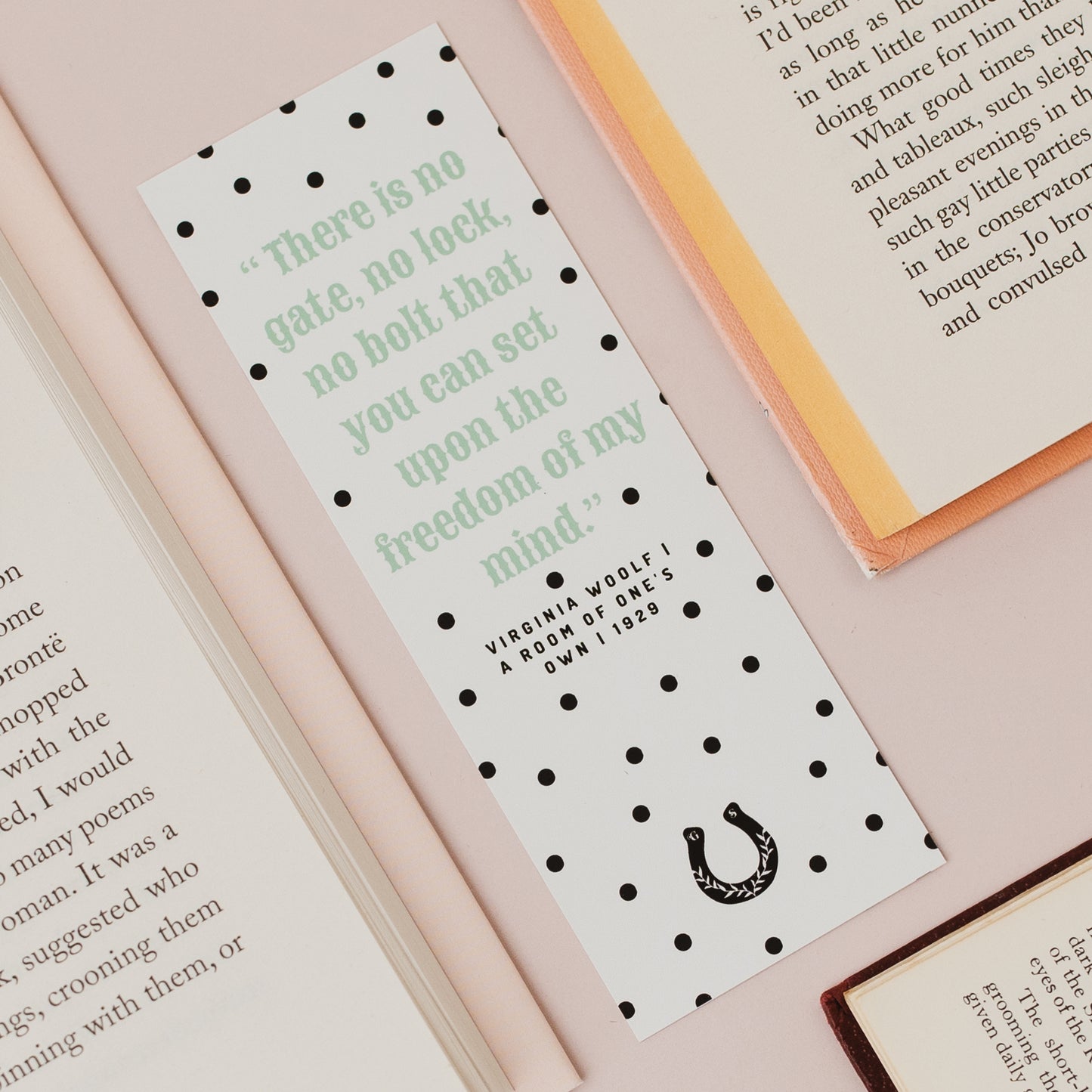 Virginia Woolf Classic Feminist Literary Quote Bookmark