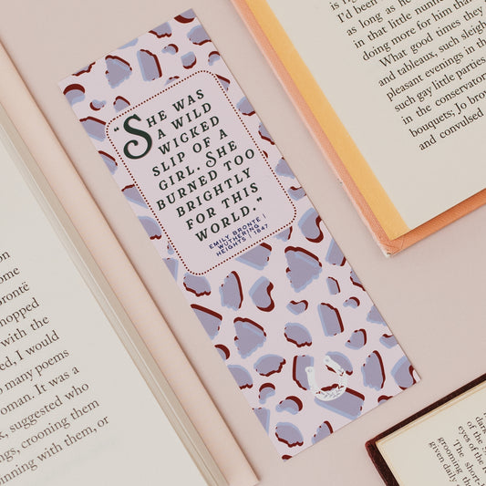 Emily Bronte Wuthering Heights Classic Literary Quote Bookmark