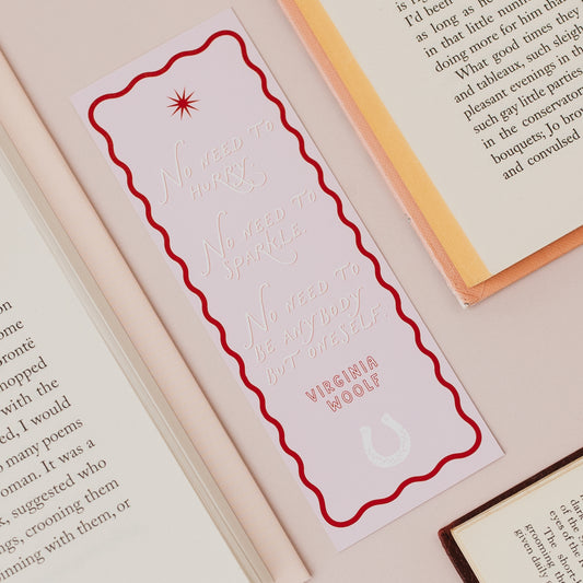 Virginia Woolf Empowering Classic Literary Quote Bookmark