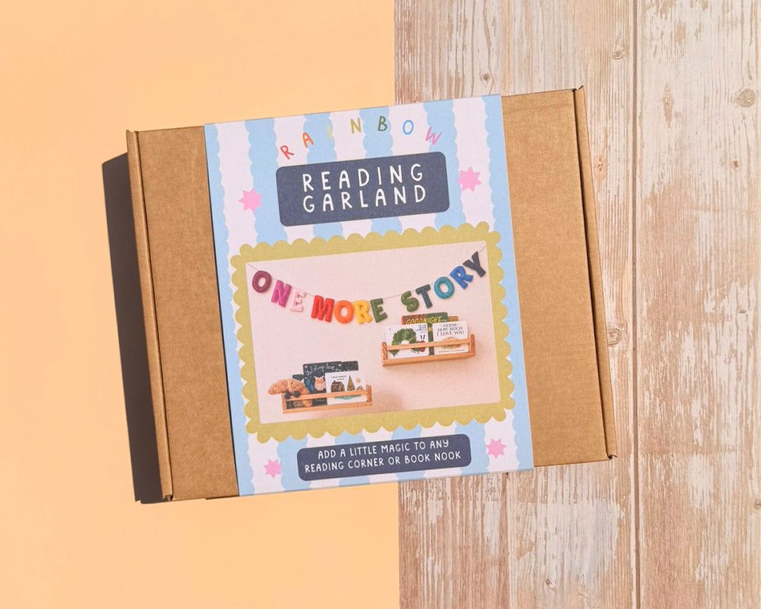 ONE MORE STORY Decorative Rainbow Felt Garland